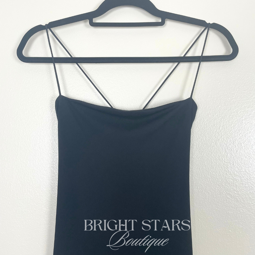 Rare Vintage Black Dress Alt ASO Rachel Green Friends Womens Mini Event Party - Picture 5 of 6